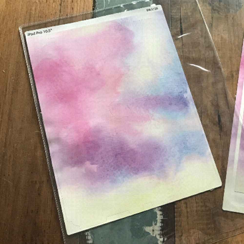 🌺 Host Pick !! 🌺 iPad/iPad Pro 10.5 Pastel Watercolor Skin Cover (vinyl)